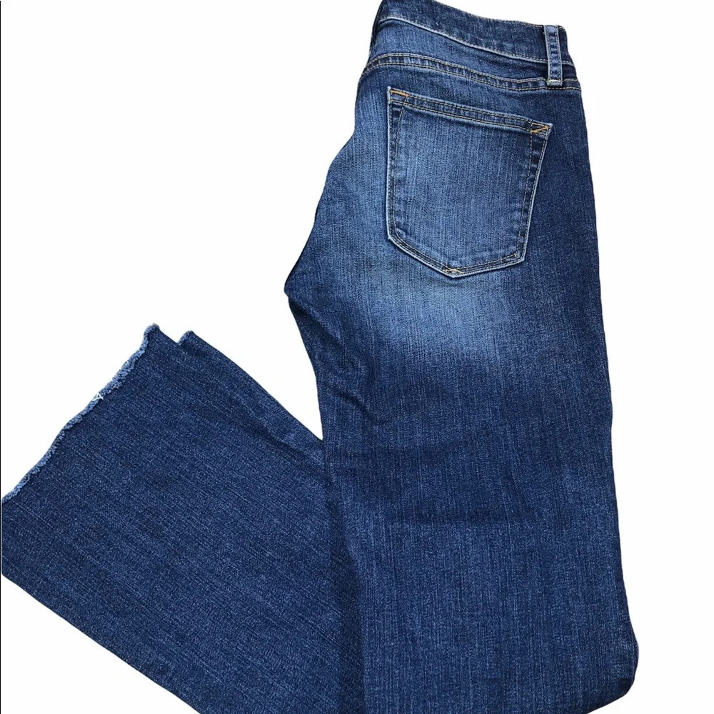 Gap 26s boot cut raw hem jeans